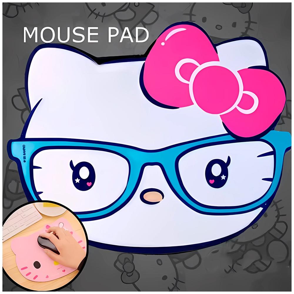 Mouse Pad Hello Kity con Lentes