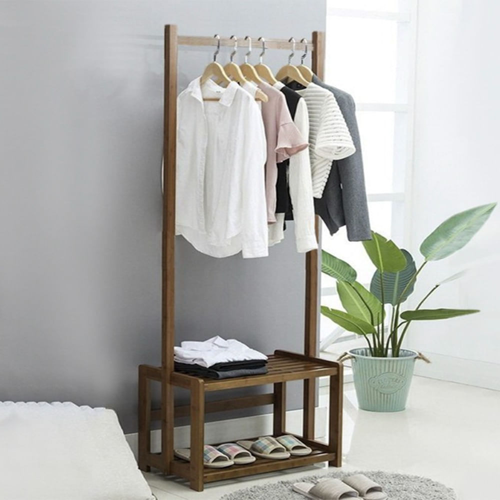 Perchero de Madera Veracruz Nogal Movenda