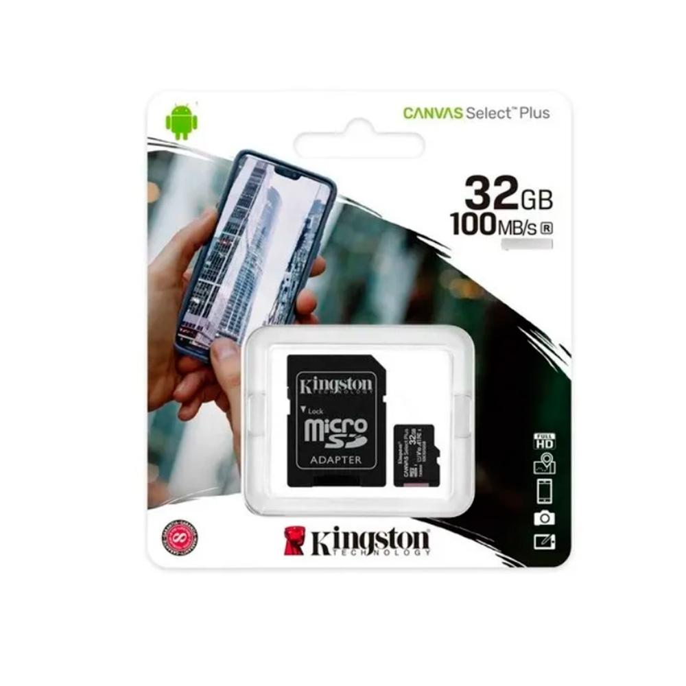 Memoria MicroSD Kingston 32Gb Negro