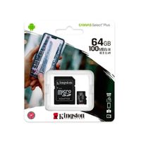 Memoria MicroSD 64 Gb Negro