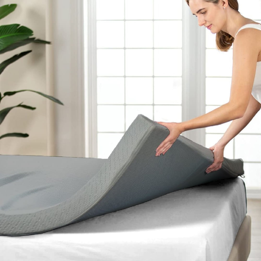 Topper de Espuma Viscoelastica Queen Gris Teraflex 203x150x8cm
