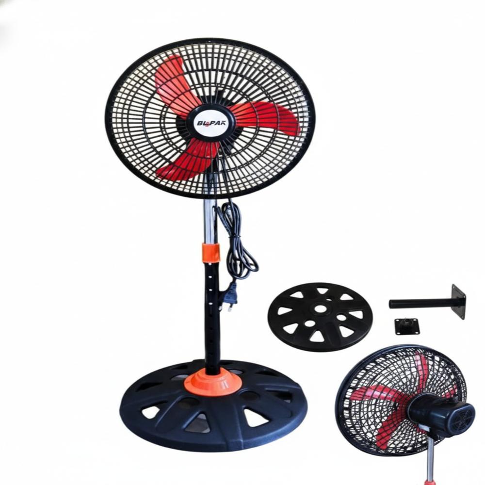 Ventilador Turbo 3 en 1 BLOPAK Pro  Pedestal  Pared y Mesa  10 PULGADAS de Alto Rendimiento