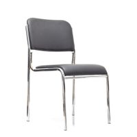 Silla Fija Loft Negro  Ofideas