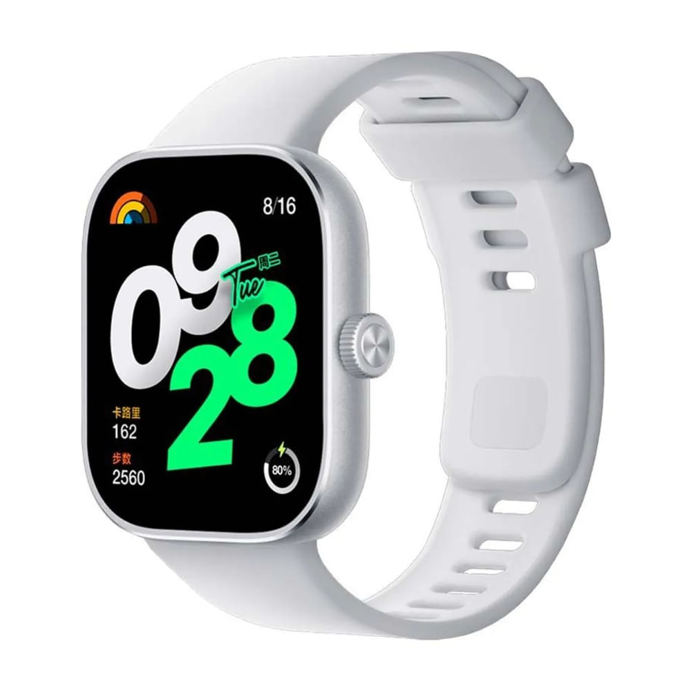 Smartwatch Xiaomi Redmi Watch 4 Silver GPS Llamadas y monitor de salud