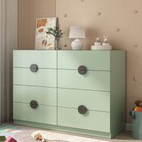 Cómoda Moderna Arian 8 Cajones Agave RR MUEBLES