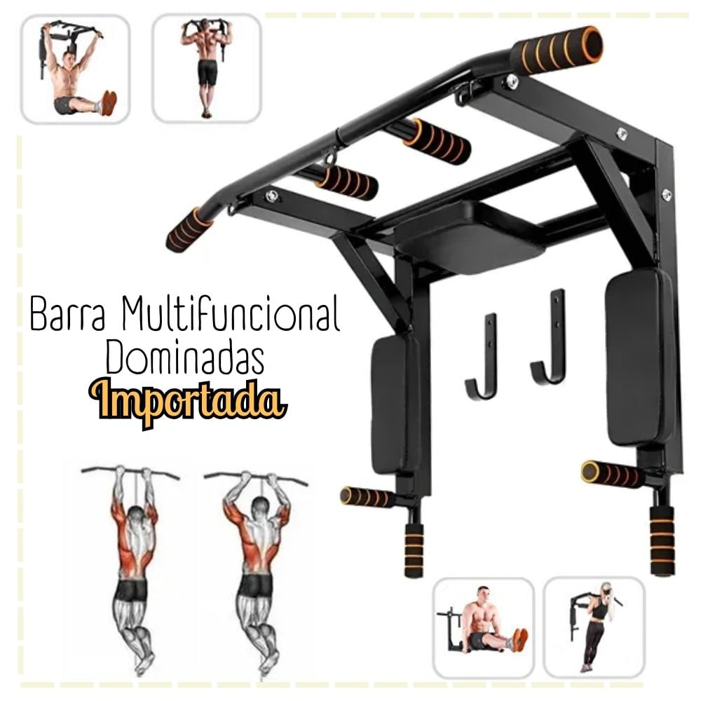 Barra Multifuncional Dominadas 2 en 1 importada