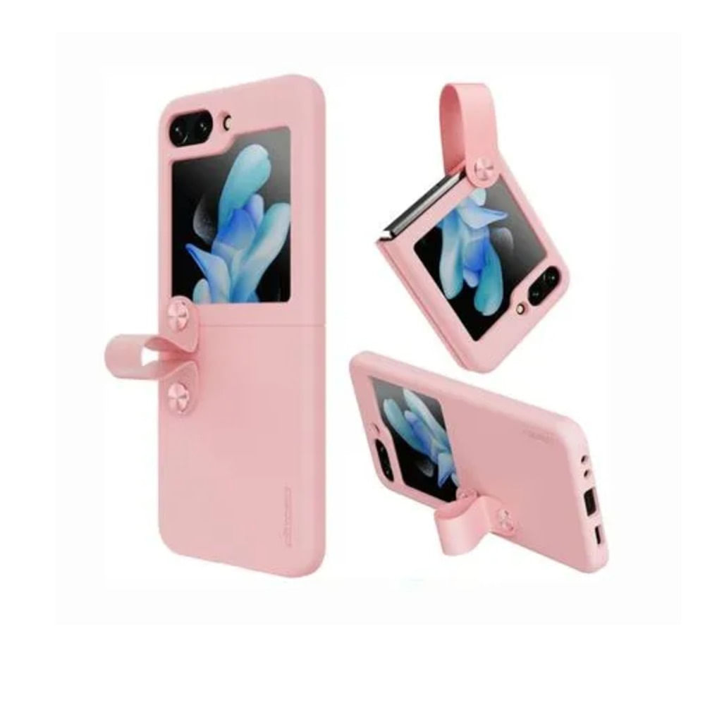 Case Camshield Silky para Samsung Galaxy ZFilp 5 - ROSADO