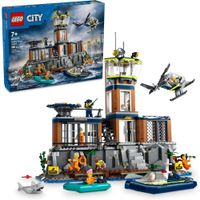 LEGO CITY ISLA DE LA PRISIÓN DE LA POLICÍA SET DE CONSTRUCCIÓN CON 7 MINIFIGURAS