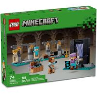 LEGO MINECRAFT SET ARMERÍA CON FIGURAS DE ALEX Y EL ARMERO