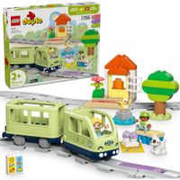 LEGO DUPLO TOWN TREN INTERACTIVO DE AVENTURAS CON LUCES Y SONIDOS SET EDUCATIVO