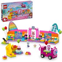 LEGO GABBY'S DOLLHOUSE, SALA DE FIESTAS Y DISCOTECA CON DJ, TOBOGÁN Y FIGURAS DE ANIMALES
