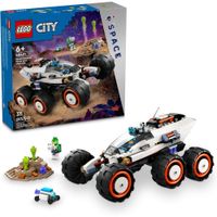 LEGO CITY VEHÍCULO EXPLORADOR ESPACIAL CON ALIENÍGENAS Y 2 MINIFIGURAS 6+