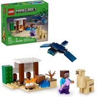 LEGO MINECRAFT EXPEDICIÓN AL DESIERTO DE STEVE, JUGUETE DE CONSTRUCCIÓN PARA NIÑOS
