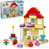 LEGO DUPLO CASA DE CUMPLEAÑOS DE PEPPA PIG CON 3 FIGURAS DE ANIMALES