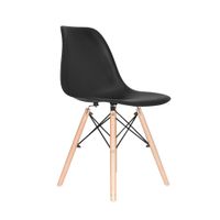 Silla De Comedor Diseño Eames Be Negro Ofideas