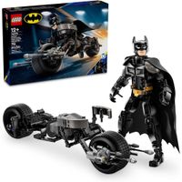LEGO DC BATMAN Y LA BATIMOTO, FIGURA DE ACCIÓN DE BATMAN Y SET DE CONSTRUCCIÓN