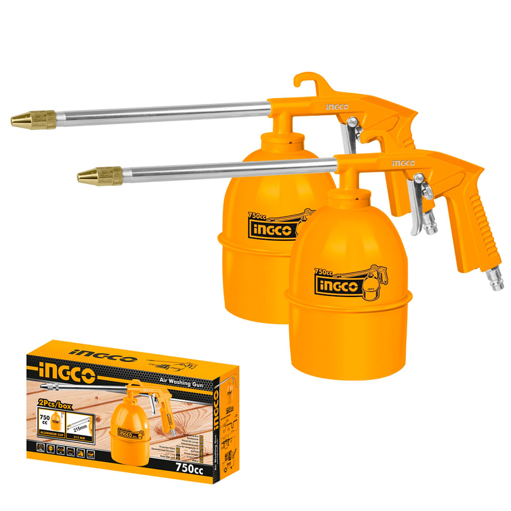 Pistola Pulverizadora Ingco AWG1001 0.75L 58 PSI Cajax2 und
