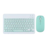 Teclado inalámbrico Bluetoot con Mouse Verde