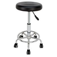 Silla Butaco Work Multifuncional Sin Respaldar Negro Ofideas