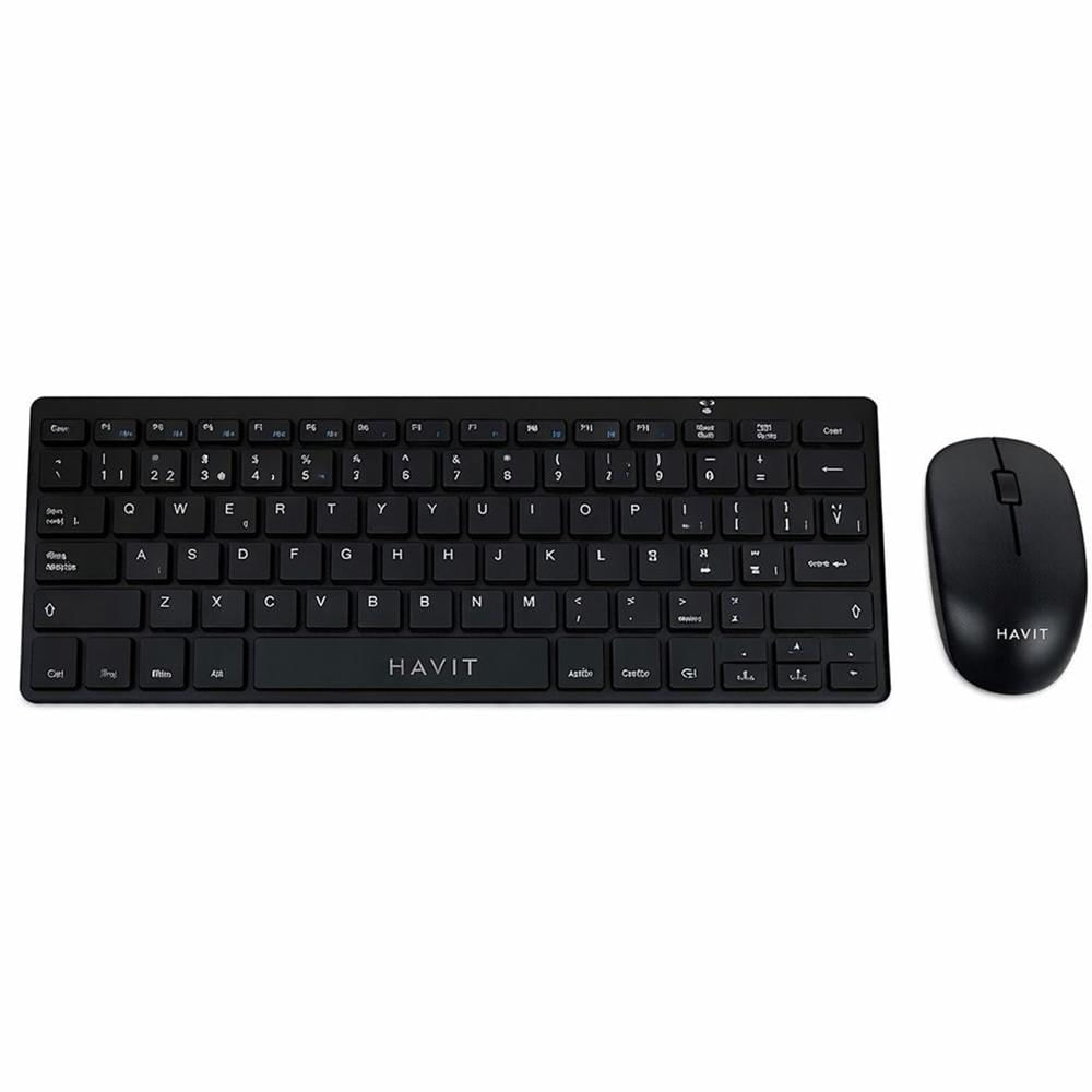 Combo Teclado y Mouse Inalámbrico HAVIT KB255GCM SP 2.4GHz Negro