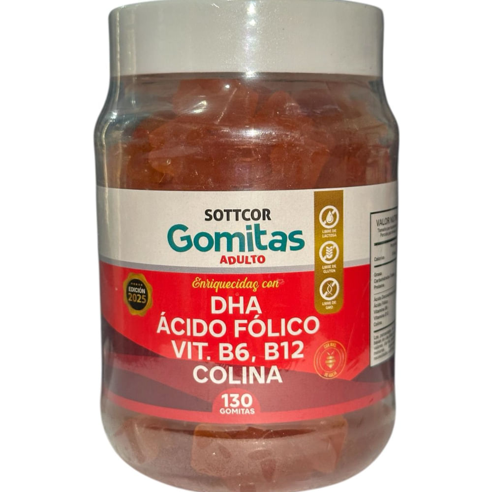 GOMITA DHA ADULTO SOTTCOR 130 UND