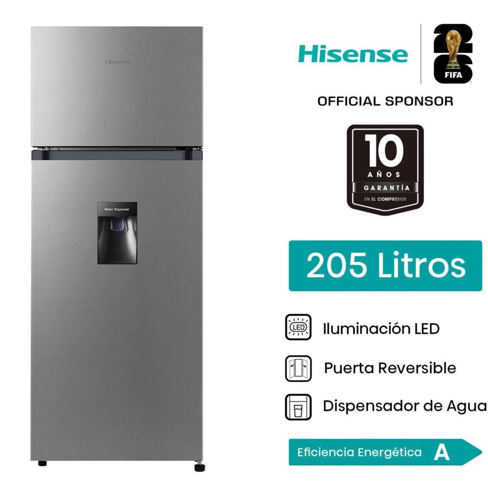 Refrigeradora HISENSE 205L Frost RD267H Gris