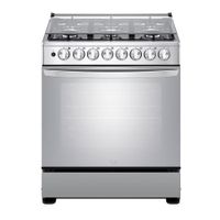Cocina LG LRGZ5255S 6 Hornillas Gran Capacidad Acero Inoxidable