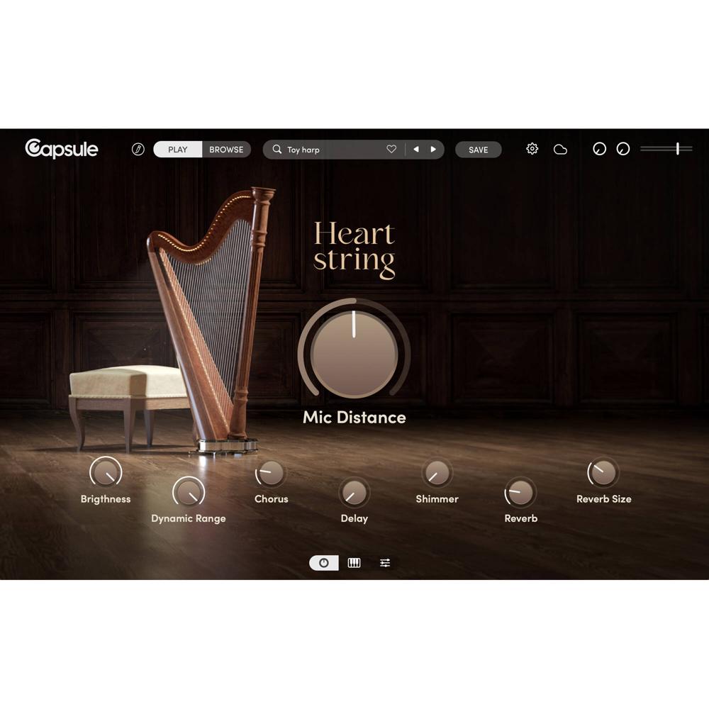 Instrumento Virtual Plug-In de Arpa de Concierto Capsule Audio Heart String: Plucks of Power, Compat 1823858-REG Instrumento Virtual Plug-In de Arpa de Concierto Capsule Audio Heart String: Plucks of Power, Compat 1823858-REG