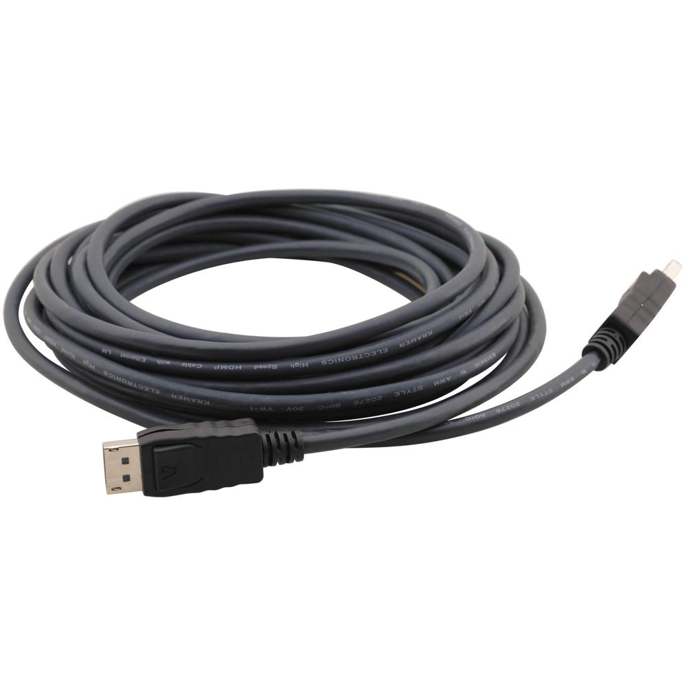 Kramer C-MDPM/MDPM Cable Flexible DisplayPort de 1' - Conectores Moldeados en Ambos Extremos - Resol 1109526-REG Kramer C-MDPM/MDPM Cable Flexible DisplayPort de 1' - Conectores Moldeados en Ambos Extremos - Resol 1109526-REG