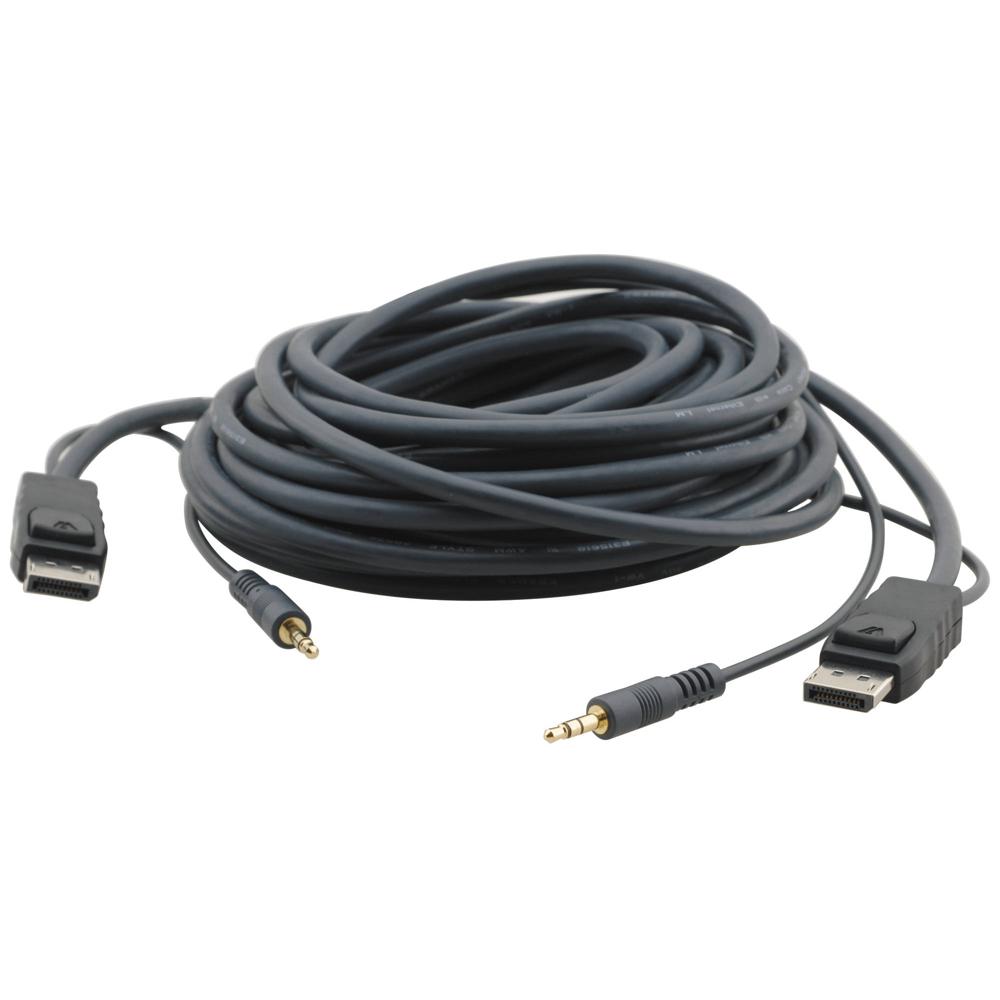 Kramer C-MDPMA/MDPMA Flexible DisplayPort & 3.5mm Stereo Audio Cable (3') 1109535-REG Kramer C-MDPMA/MDPMA Flexible DisplayPort & 3.5mm Stereo Audio Cable (3') 1109535-REG