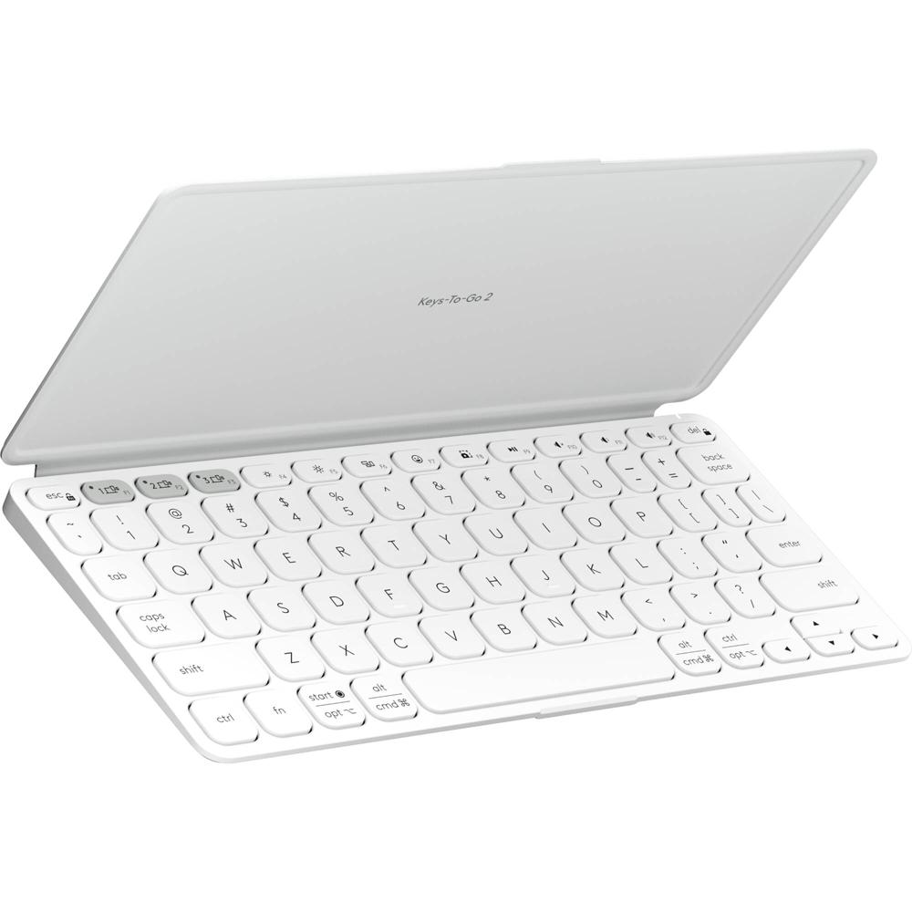 Teclado Inalámbrico Logitech KEYS-TO-GO 2 para iPad, iOS y Mac con Funda (Gris Claro) - Conexión Blu 1835418-REG Teclado Inalámbrico Logitech KEYS-TO-GO 2 para iPad, iOS y Mac con Funda (Gris Claro) - Conexión Blu 1835418-REG