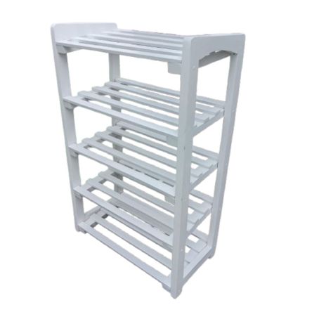 Zapatera Abierta Club Net en Madera Blanca -  Viene Armado