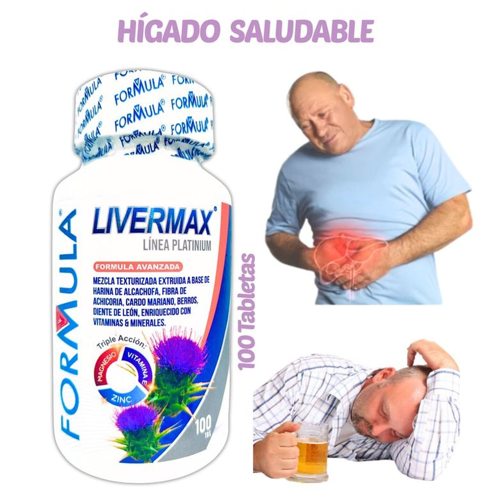 SILIMARINA 100 CAPSULAS CON ALCACHOFA Y DIENTE DE LEÓN  FORMULA V