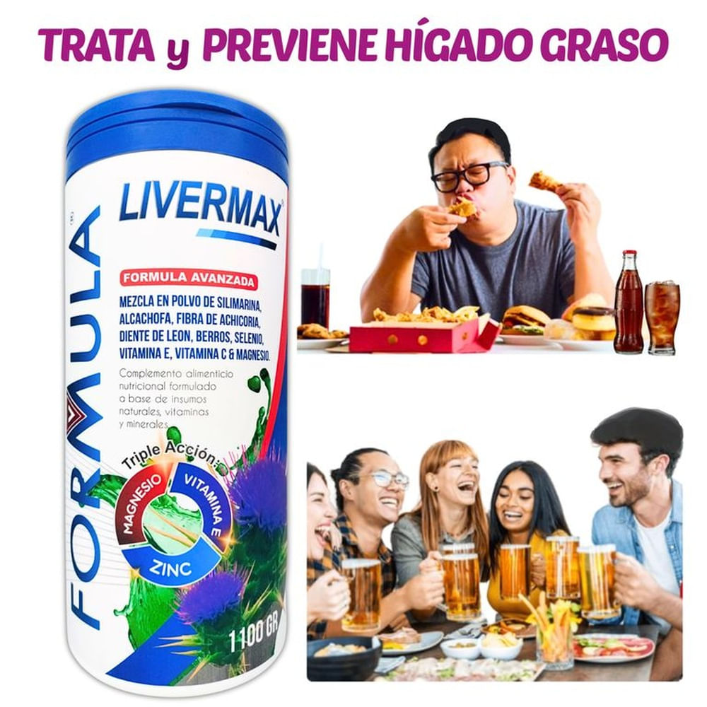 SILIMARINA CARDO MARIANO SUPLEMENTO HÍGADO GRASO 1.1 KILO FORMULA V