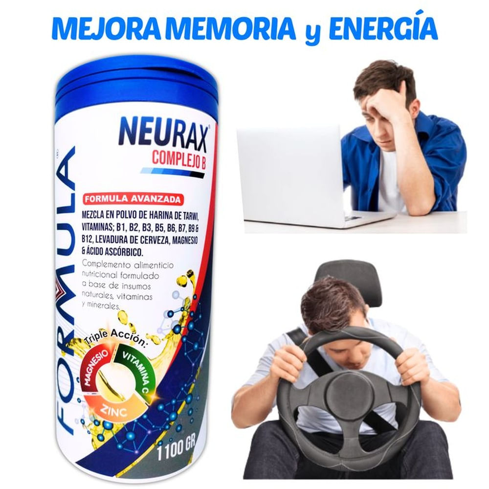 COMPLEJO B REDUCE ESTRES Y MEJORA MEMORIA Y ENERGIA 1.1 KILO FORMULA V