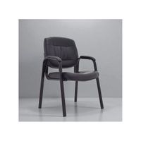 SILLA FIJA OHANA NEGRA DE CUERINA