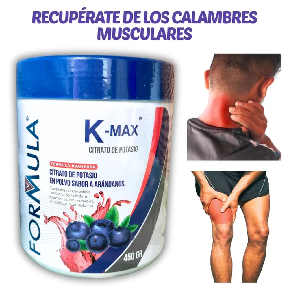 450GR CITRATO DE POTASIO CON VITAMINA C y D SABOR ARÁNDANOS