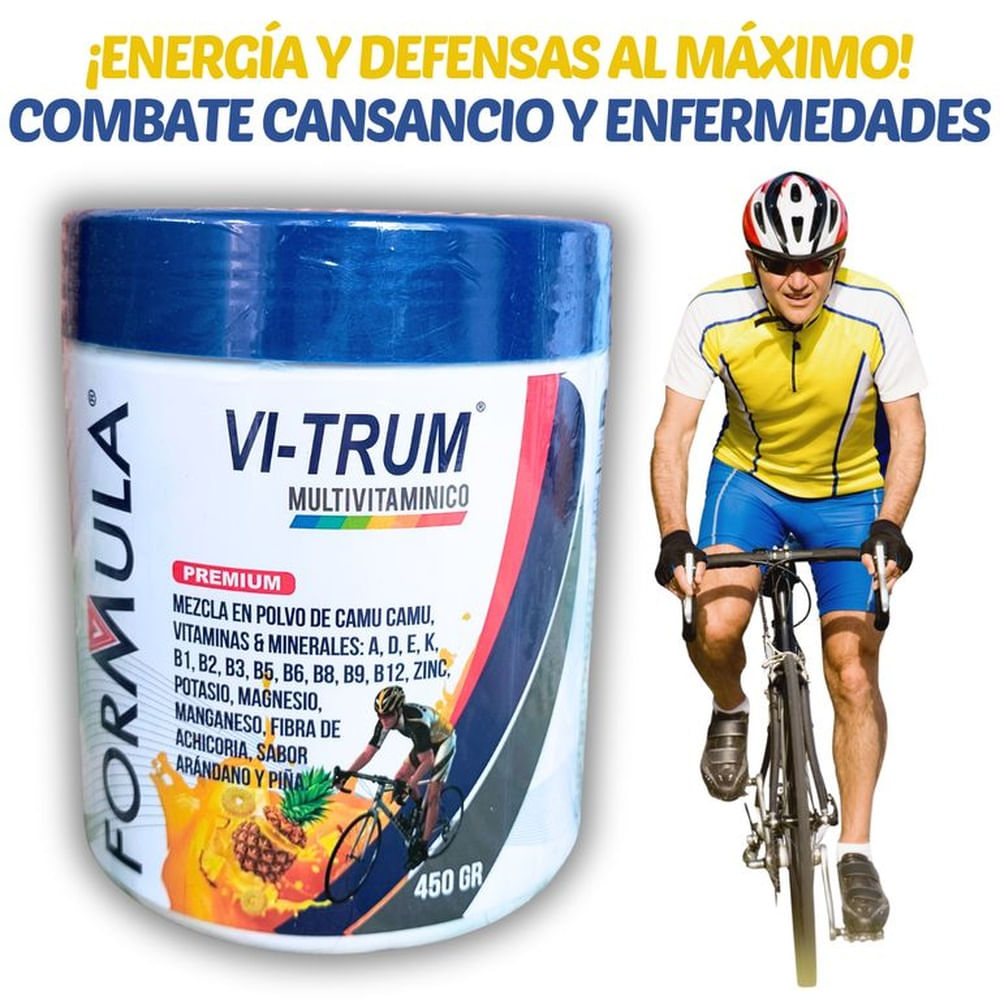450GR VITAMINAS PARA SUBIR DEFENSAS ENERGÍA E INMUNIDAD - COMPLEJO MULTIVITAMÍNICO EN POLVO