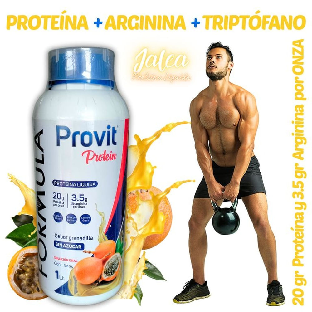 PROTEÍNA LÍQUIDA HIDROLIZADA  ARGININA TRIPTÓFANO 1 LITRO FORMULA V