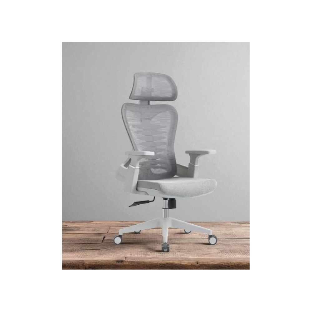SILLA DE OFICINA ALBANIA PRO GRIS ERGONÓMICA