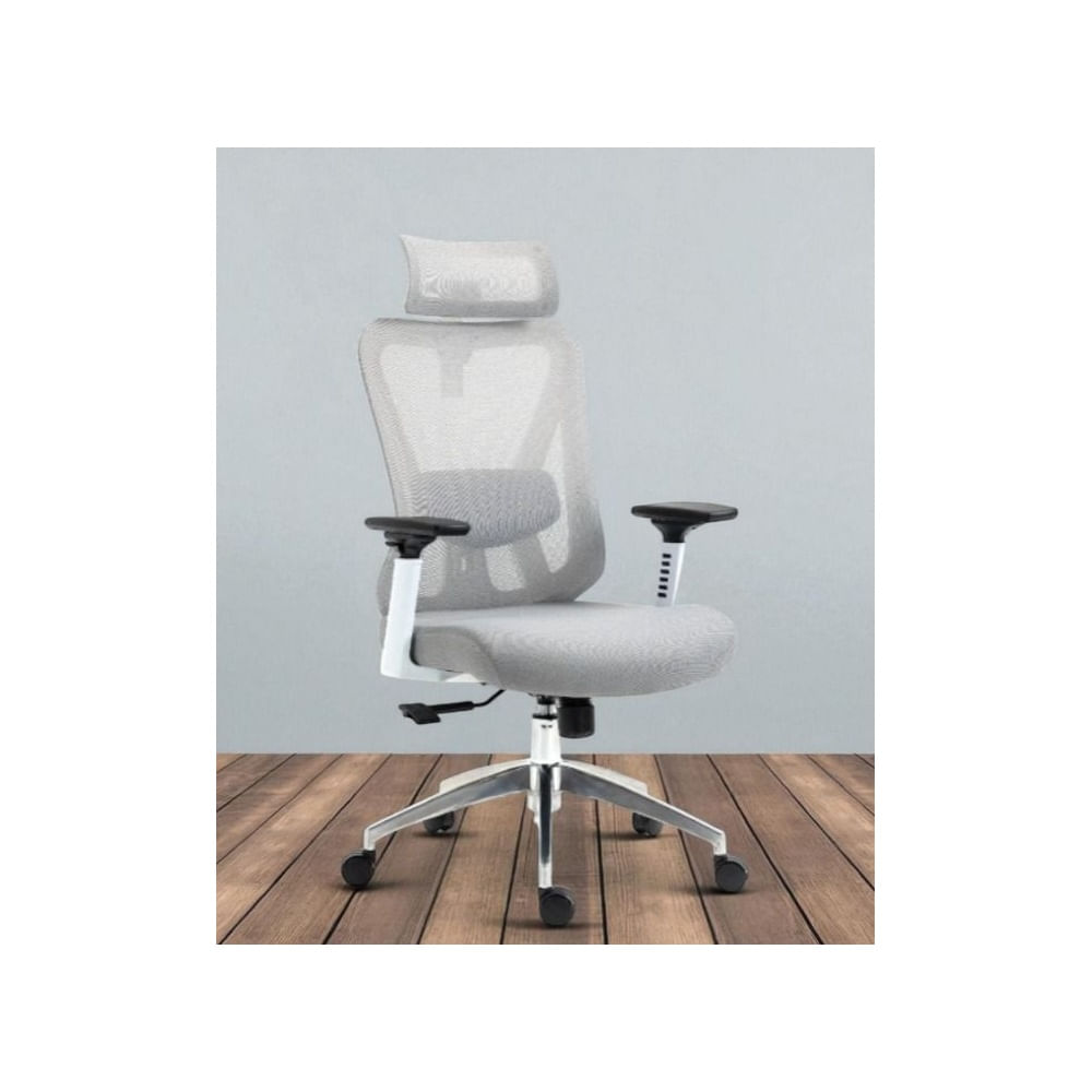 SILLA DE OFICINA VIRGO PRO GRIS ERGONÓMICA