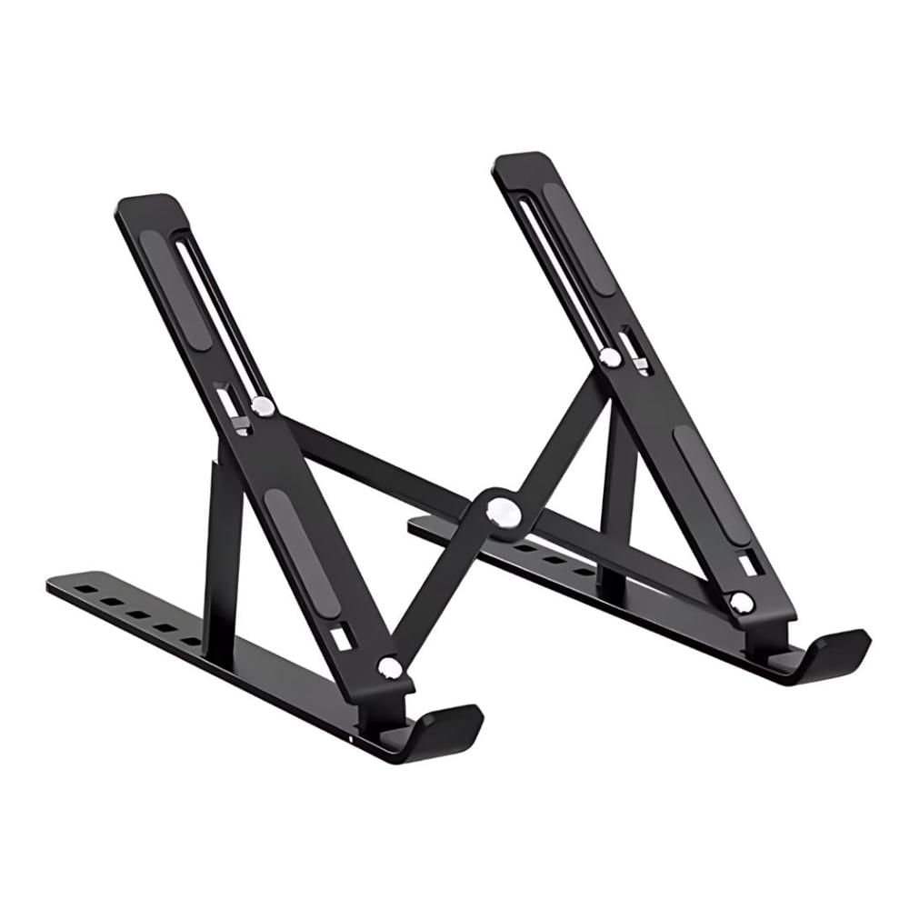 Soporte Plegable De Aluminio para Laptop Negro