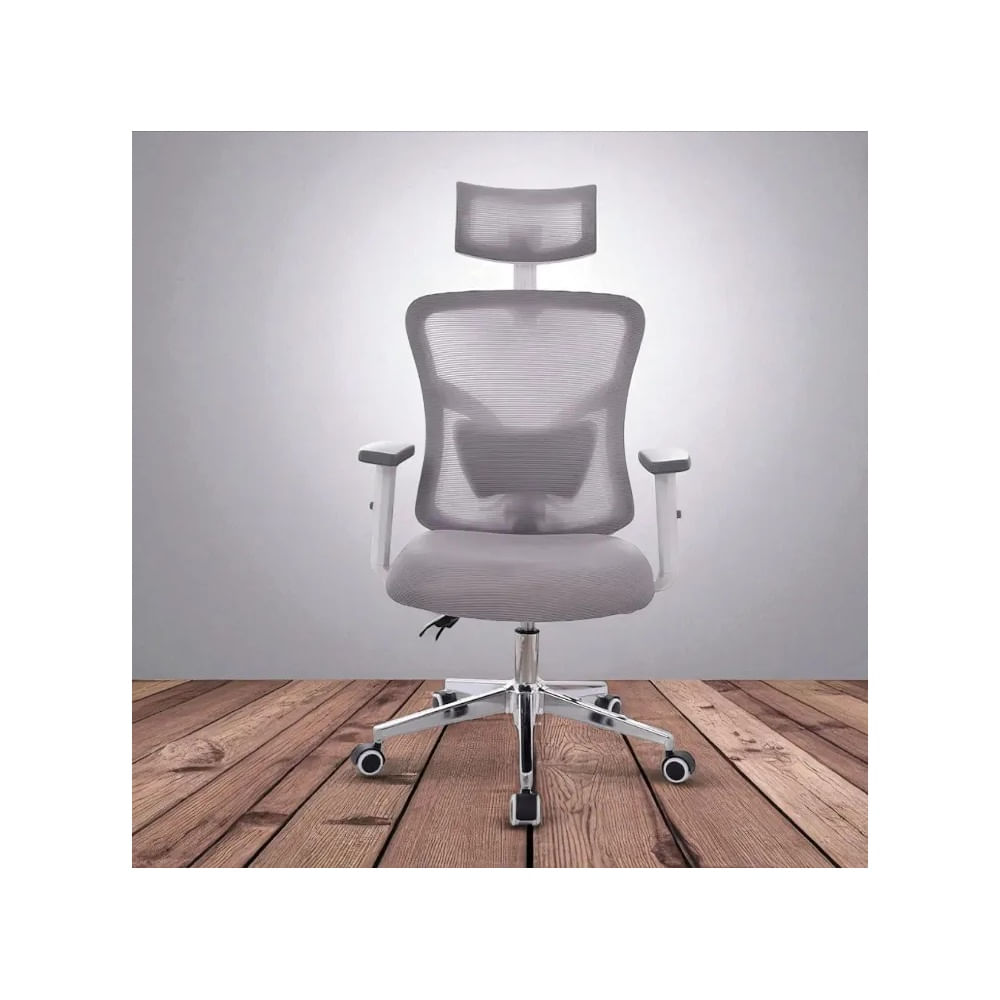 SILLA DE OFICINA VERSALLES PRO GRIS ERGONÓMICA