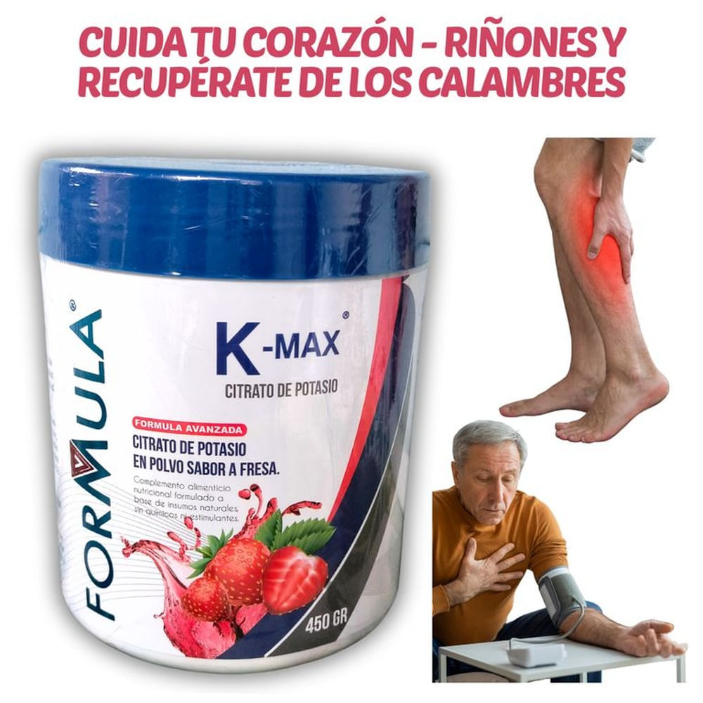 450GR SUPLEMENTO DE CITRATO DE POTASIO EN POLVO CON VITAMINA C y D