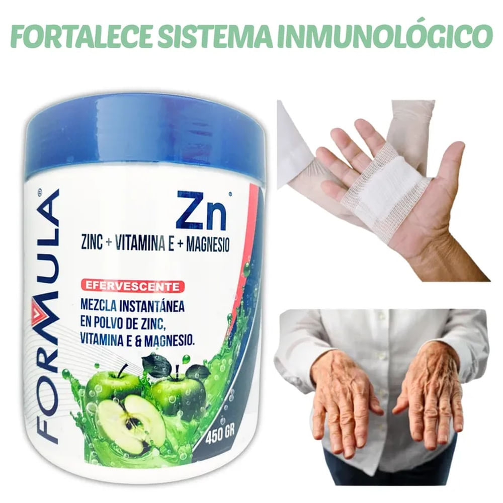 ZINC ADULTO  VITAMINA E  MAGNESIO 450 GRAMOS EN POLVO FORMULA V
