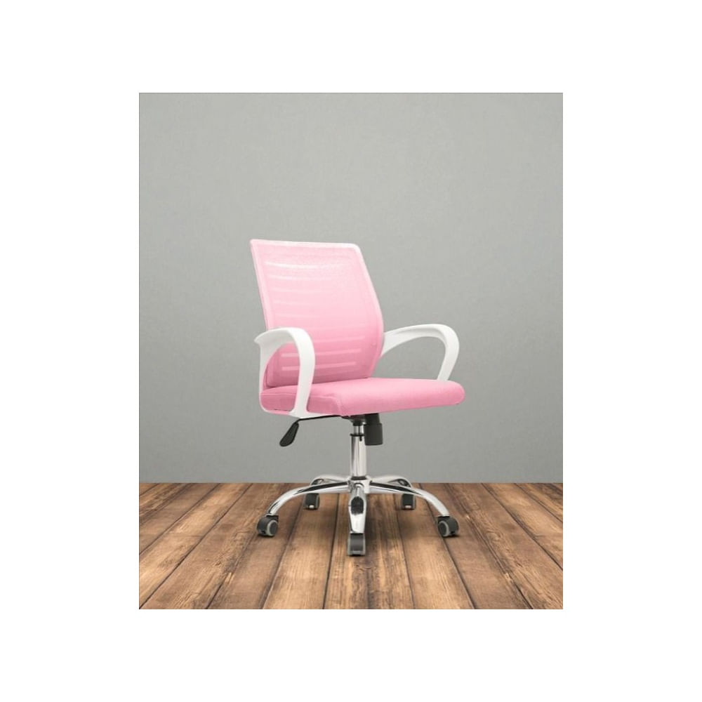 SILLA DE OFICINA DEX ROSADO ERGONÓMICA