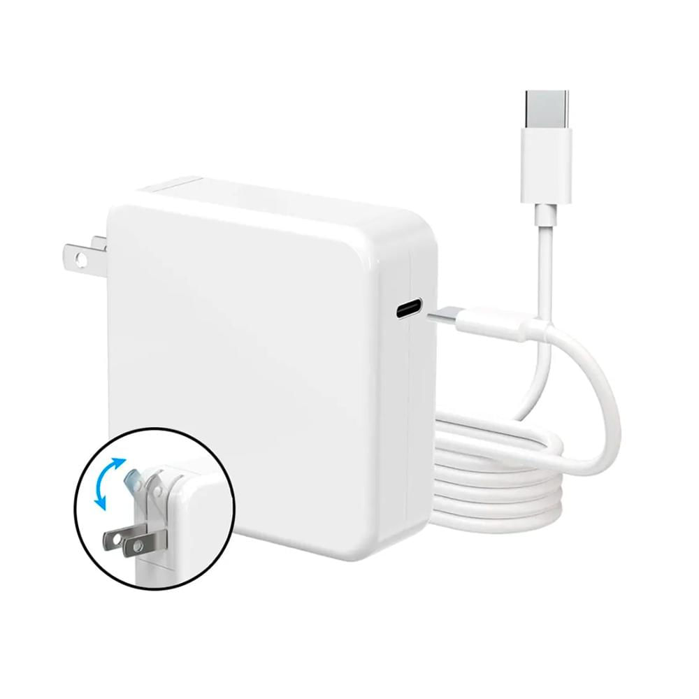 Cargador USB-C 61W para MacBook Pro y MacBook Air - Cable de Carga rápida