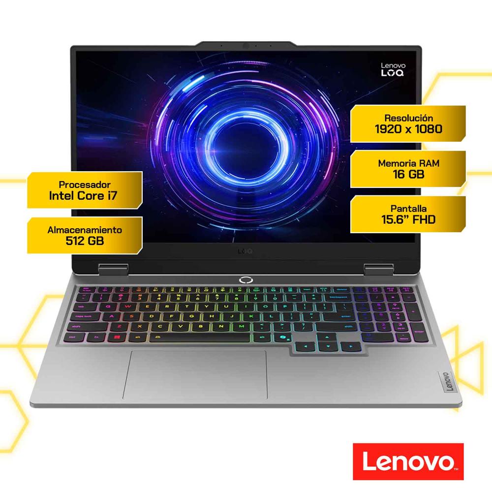Laptop Gamer Lenovo LOQ 15IRX10 i7 16GB 512GB SSD RTX 5050 15.6 FHD 144Hz