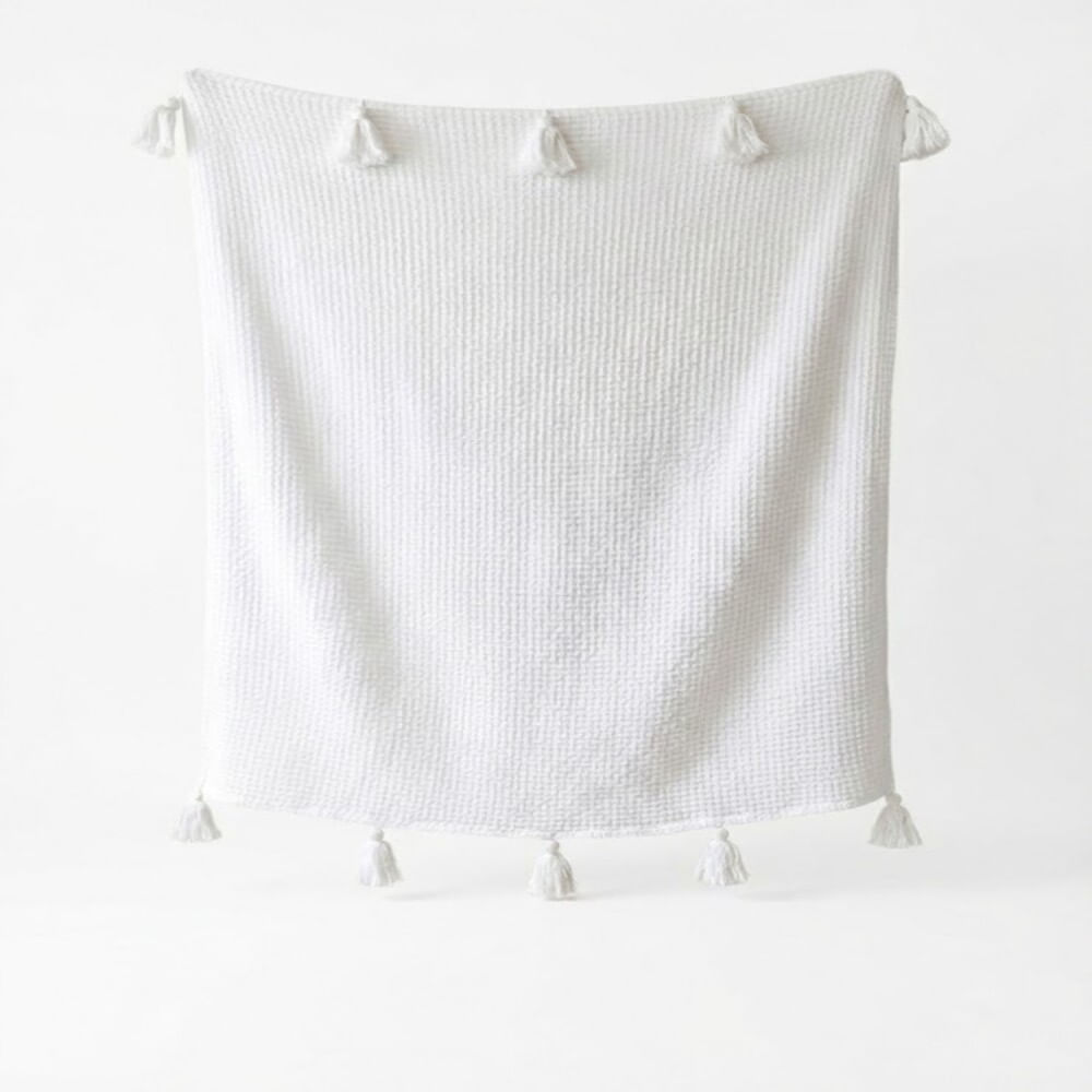 Manta Aura Perla  Confort y Elegancia 195 x150 cm Zalmohadas