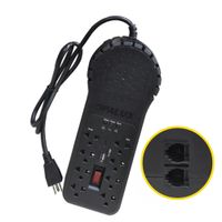 Estabilizador de Voltaje 1200w 8 Tomas con USB Opalux OP-8R2000V